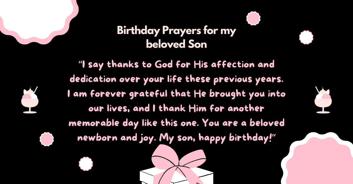 prayer for son birthday