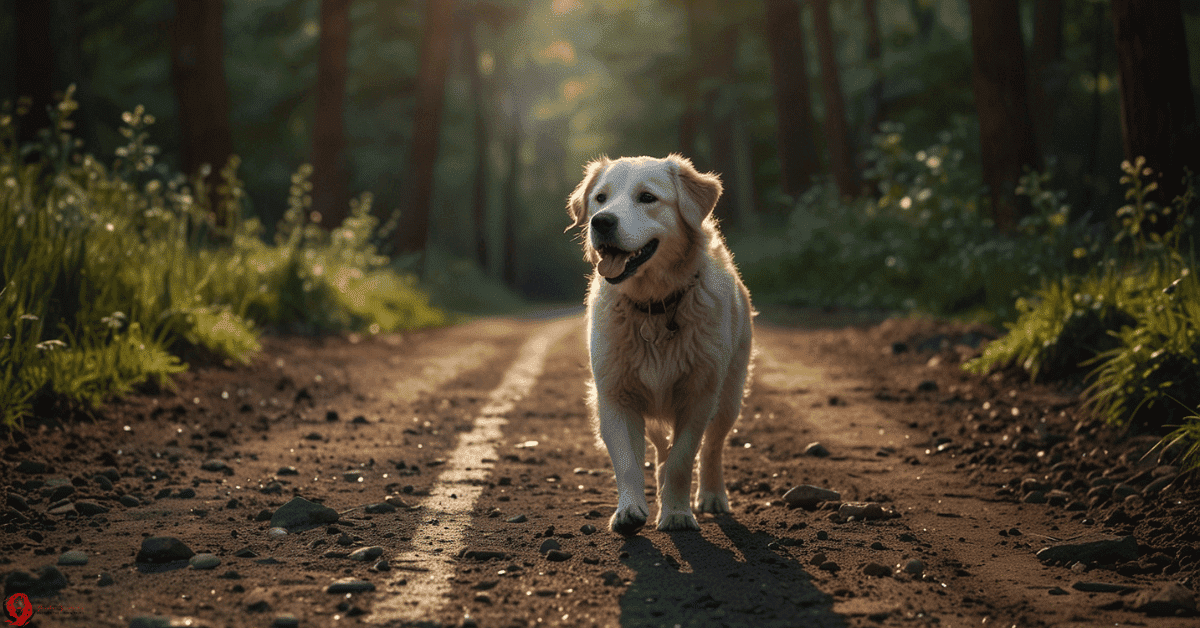 spiritual meaning of a white dog crossing your path