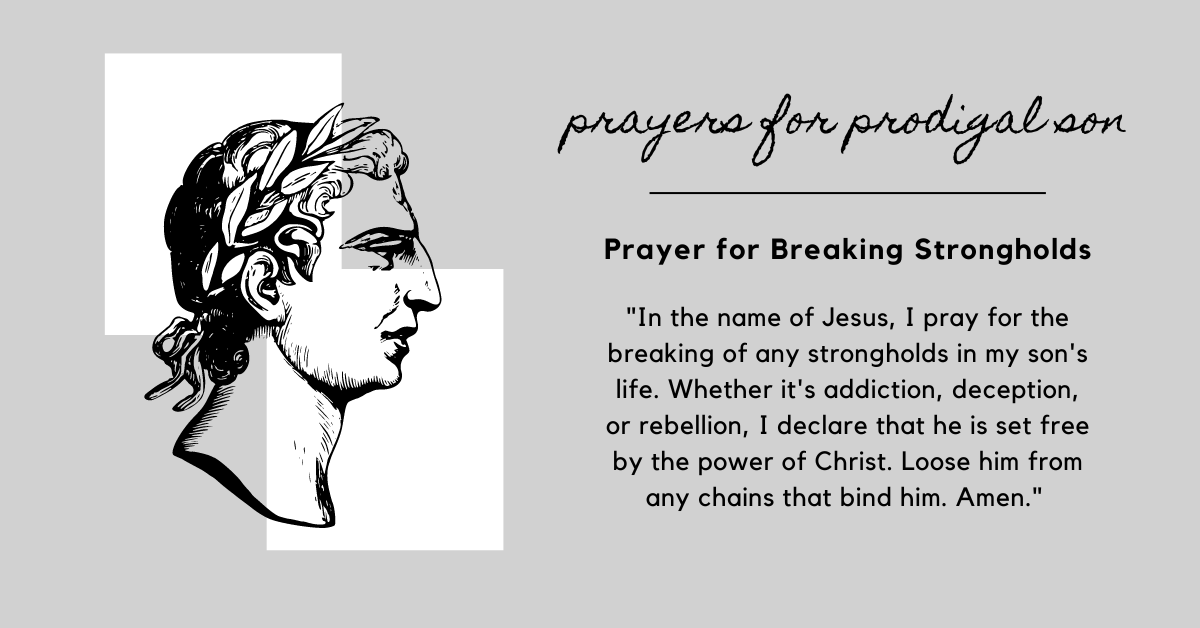 how to pray for a prodigal son