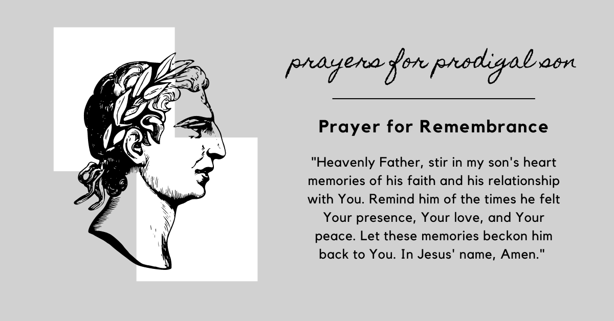 prayers based on the prodigal son