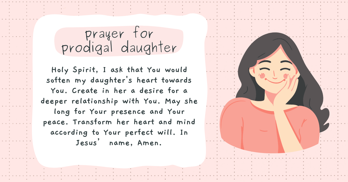 praying for prodigal daughter