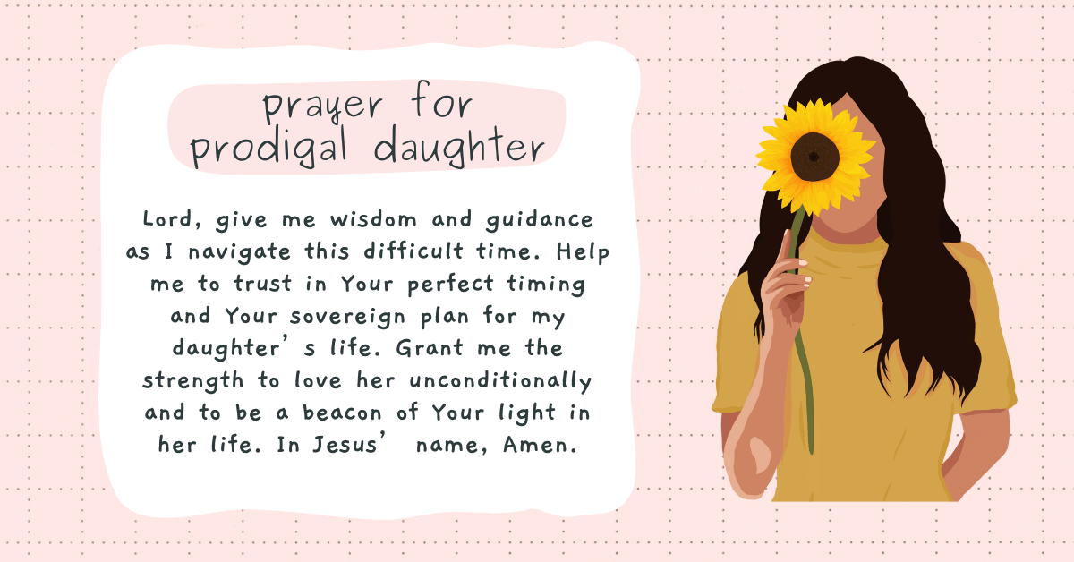 praying for your prodigal daughter