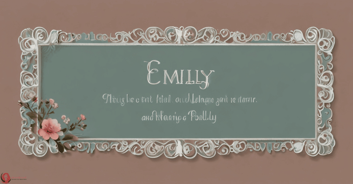 Spiritual Meaning of the Name Emily