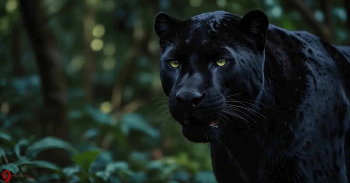 Dream of Black Panther staring at me