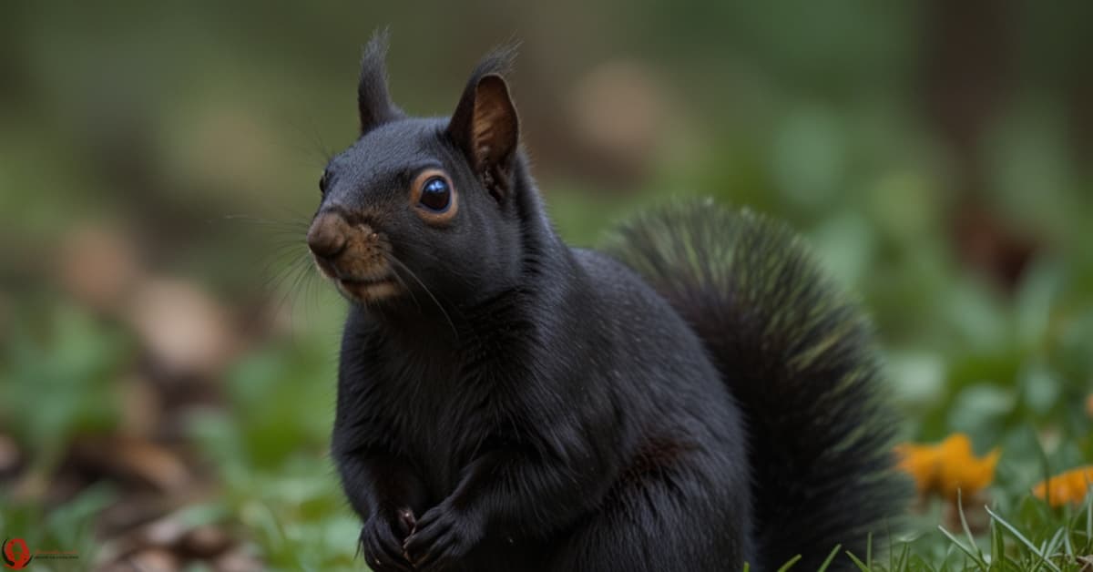 Meaning a black squirrel crossing your path