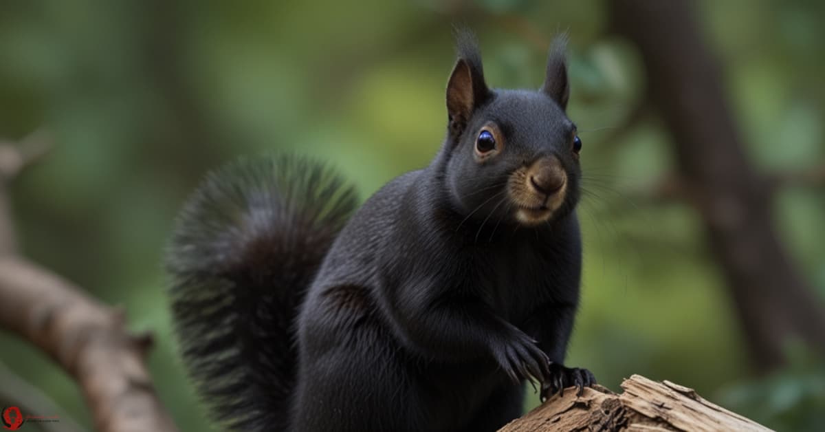 seeing a black squirrel spiritual meaning