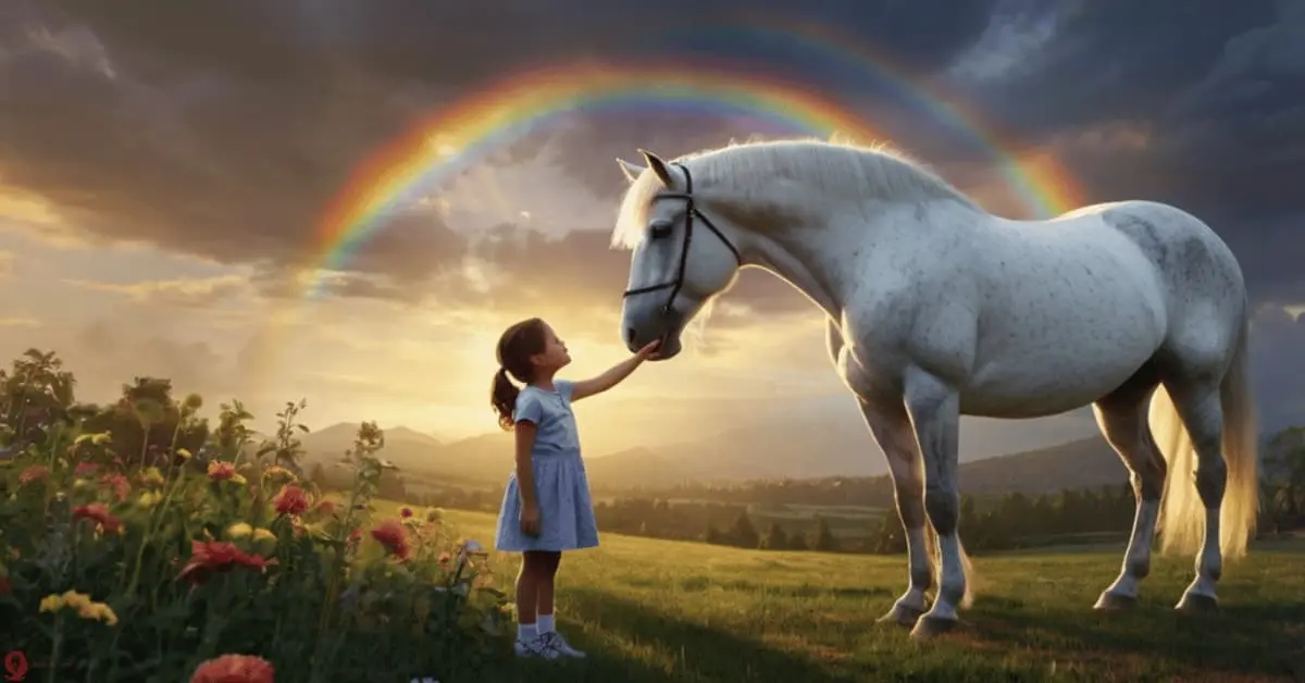 Dreaming of a white horse chasing you