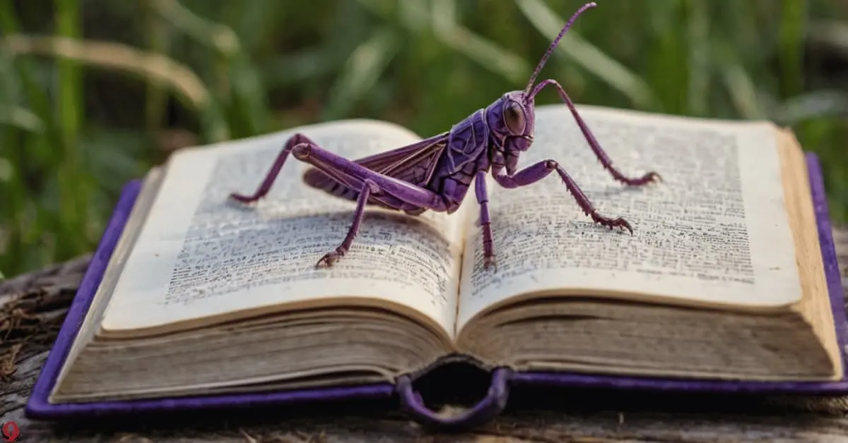 What does seeing a grasshopper symbolize