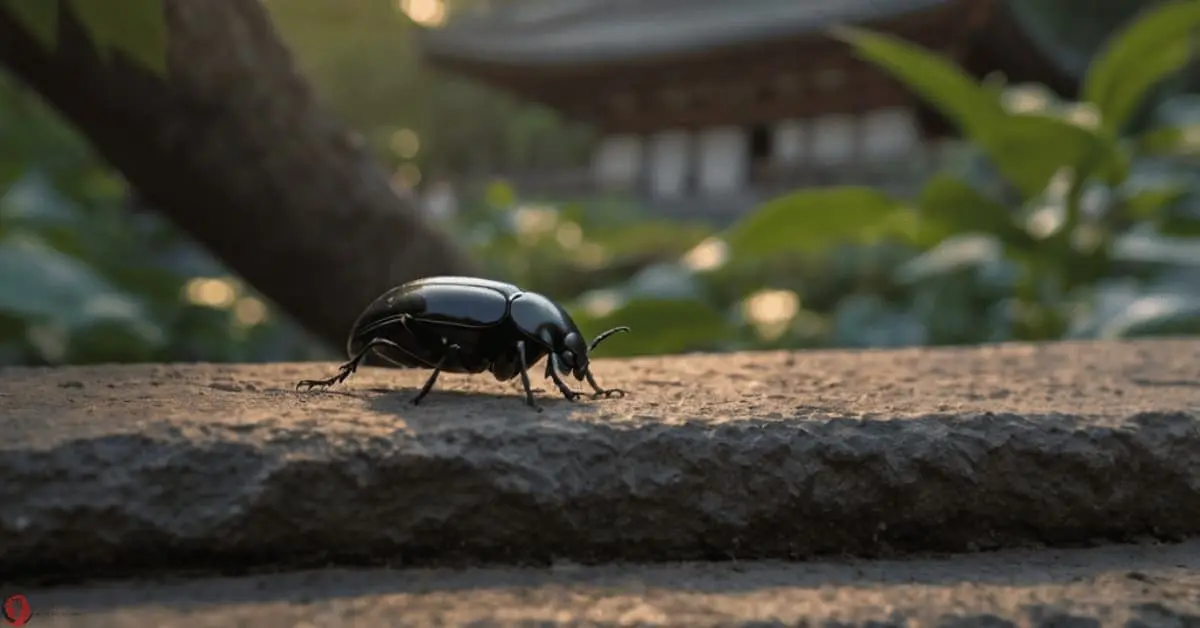 spiritual meaning of black beetle