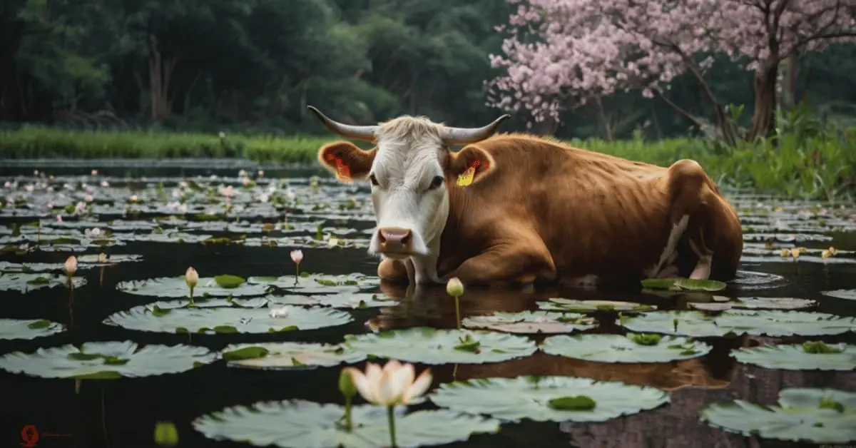 Baby cow in dream