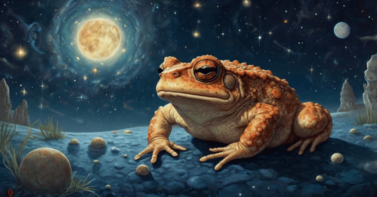 Brown toad spiritual meaning