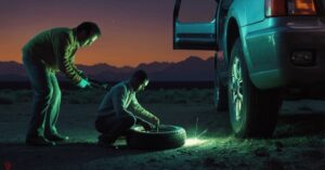 Dream about a flat tire