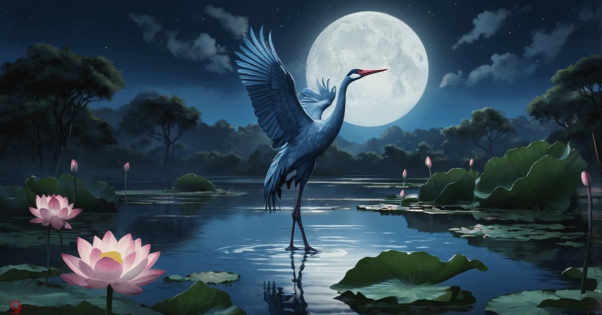 Seeing a crane meaning