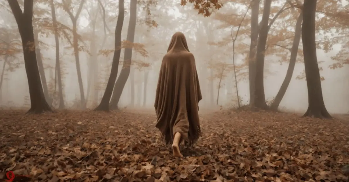Spiritual meaning of a leaf falling in front of you