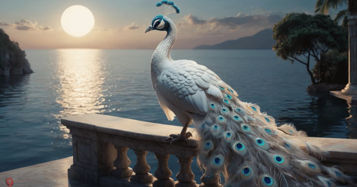 Spiritual meaning of white peacock