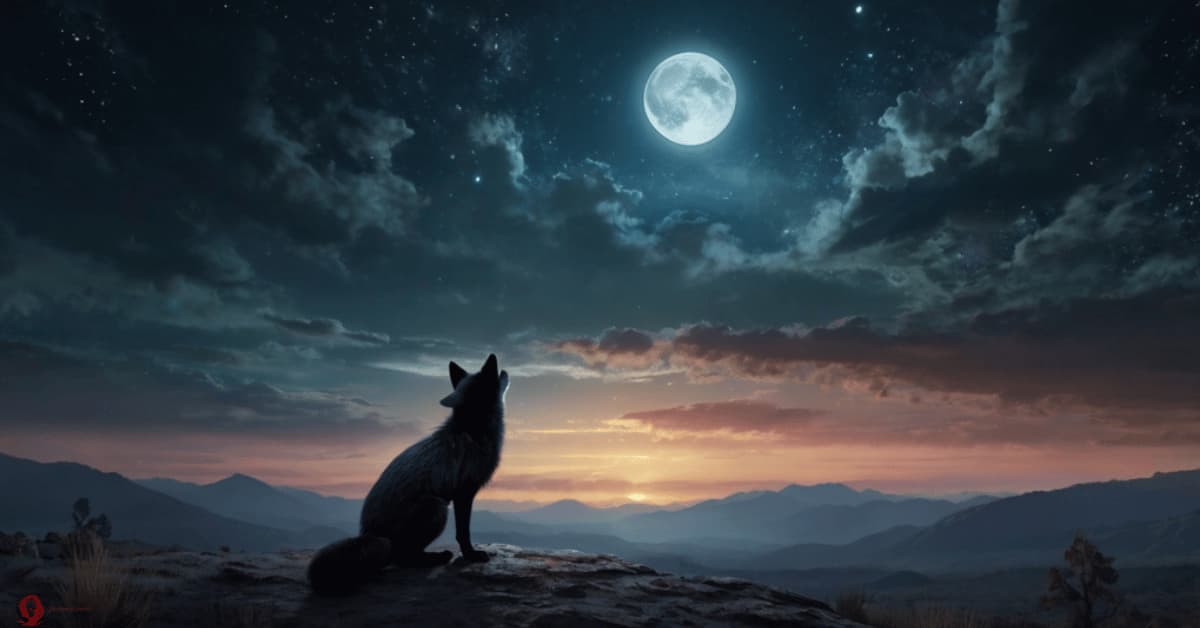 Black fox in dream meaning